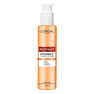 ژل شوینده صورت ضد جوش ویتامین سی و سالیسیلیک اسید لورال حجم 150ml
