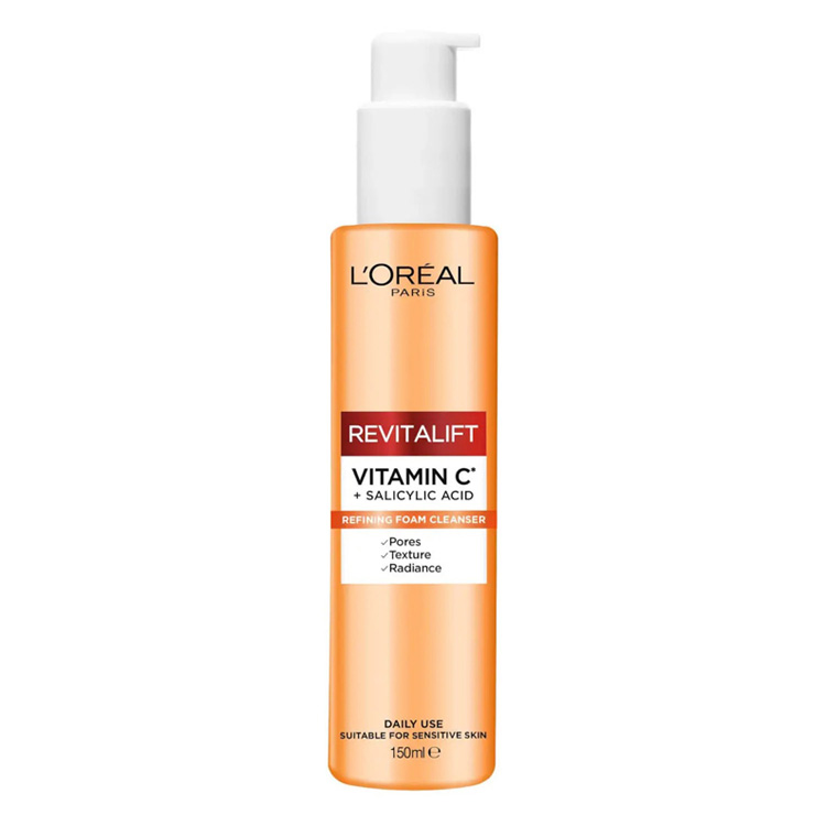 ژل شوینده صورت ضد جوش ویتامین سی و سالیسیلیک اسید لورال حجم 150ml