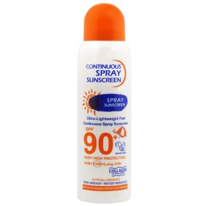اسپری ضد آفتاب بدن وکالی اس spf 90 حجم 230 میلی