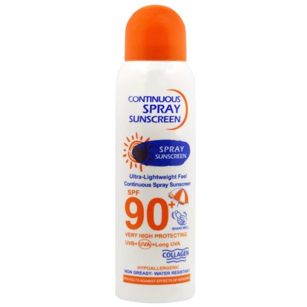 اسپری ضد آفتاب بدن وکالی اس spf 90 حجم 230 میلی