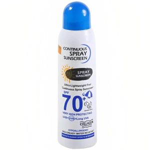 اسپری ضد آفتاب بدن وکالی SPF 70 حجم 230 میلی