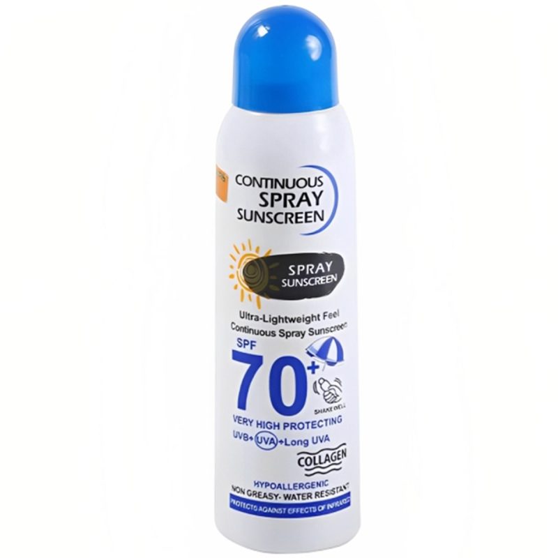 اسپری ضد آفتاب بدن وکالی SPF 70 حجم 230 میلی