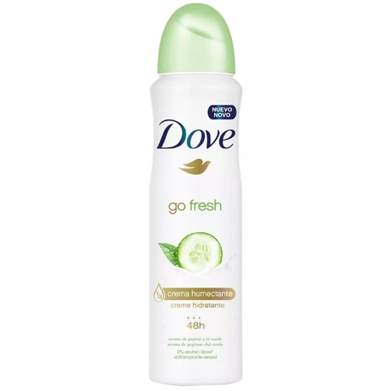 اسپری ضدتعریق داو go fresh با رایحه خیار حجم 250 میل