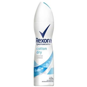 اسپری ضد تعریق رکسونا مدل cotton dry حجم 200ml