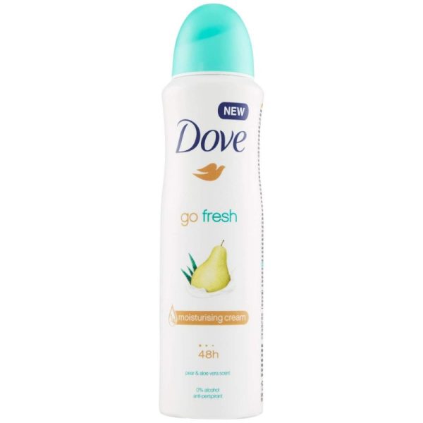 اسپری ضد تعریق داو زنانه مدل go fresh گلابی حجم 250 میل