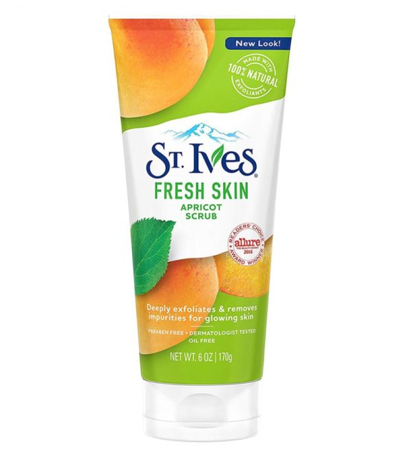 اسکراب لایه بردار زرد آلو سنت ایوز مدل Fresh Skin