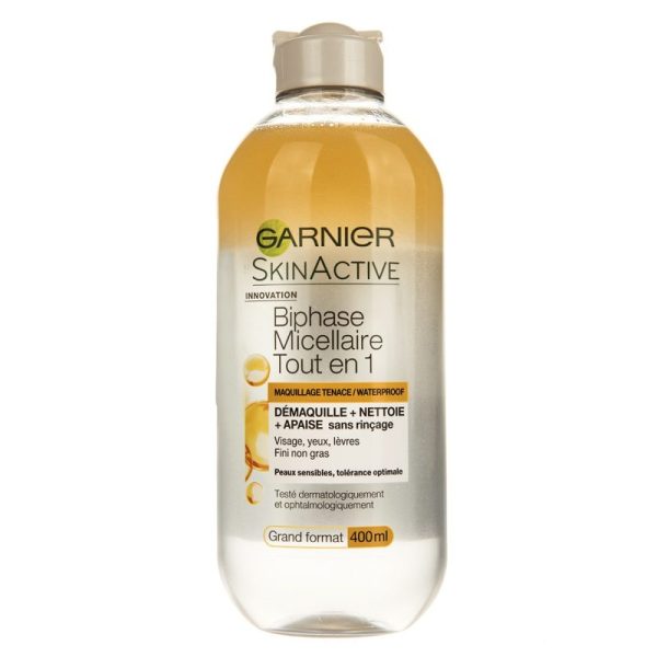 میسلار واتر گارنیر مدل Biphase Micellaire حجم 400 میل
