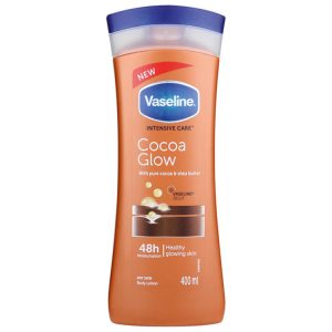 لوسیون بدن وازلین رایحه کاکائو Cocoa Glow حجم 400ml