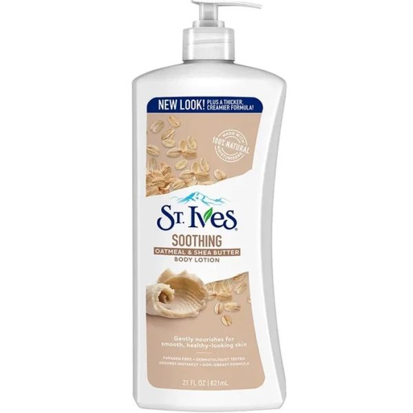 لوسیون بدن سنت ایوز رایحه جو دوسر شی باتر مدل Soothing حجم 621 میلی لیتر