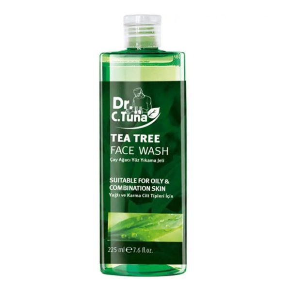 ژل شوینده صورت ضد جوش چای سبز دکتر سی تونا فارماسی حجم 225ml