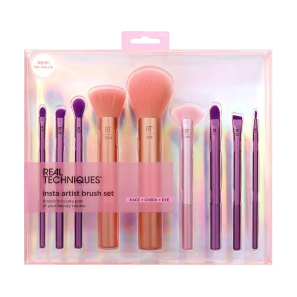 براش ست ریل تکنیک 9 تایی مدل Insta Artist Brush Set