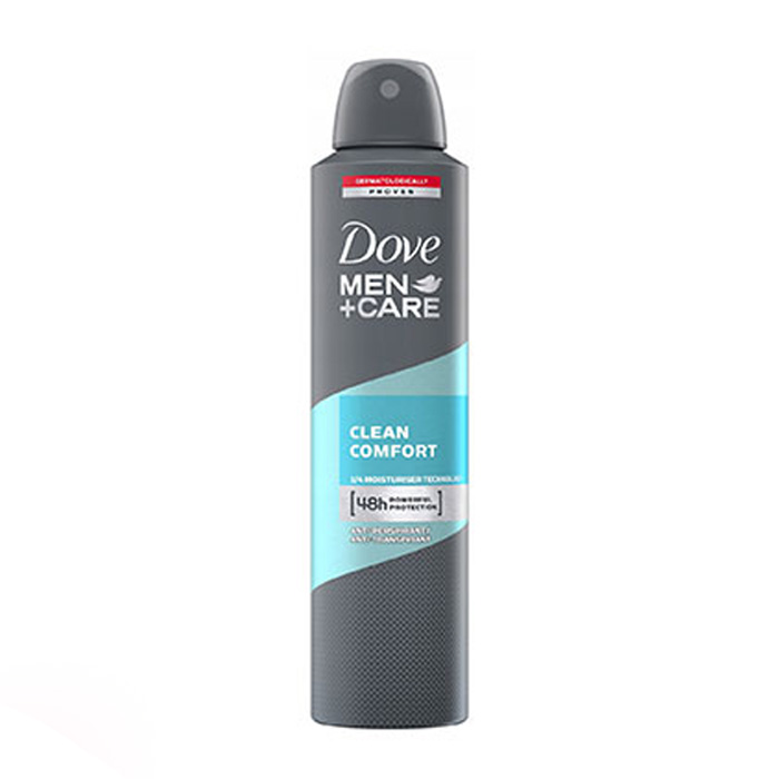 اسپری ضد تعریق مردانه داو مدل CLEAN COMFORT حجم 250ml
