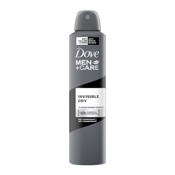 اسپری ضد تعریق مردانه داو مدل INVISIBLE DRY حجم 250ml
