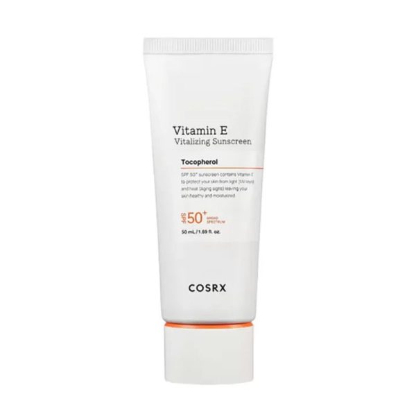 ضدآفتاب روشن کننده SPF 50 ویتامین ای کوزارکس COSRX حاوی ویتامین E حجم 50ml