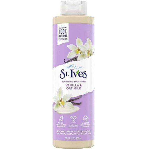 شامپو بدن وانیل شیر جو دو سر سنت ایوز 650 ml