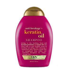 شامپو کراتین او جی ایکس Ogx ضد مو خوره حجم 385ml