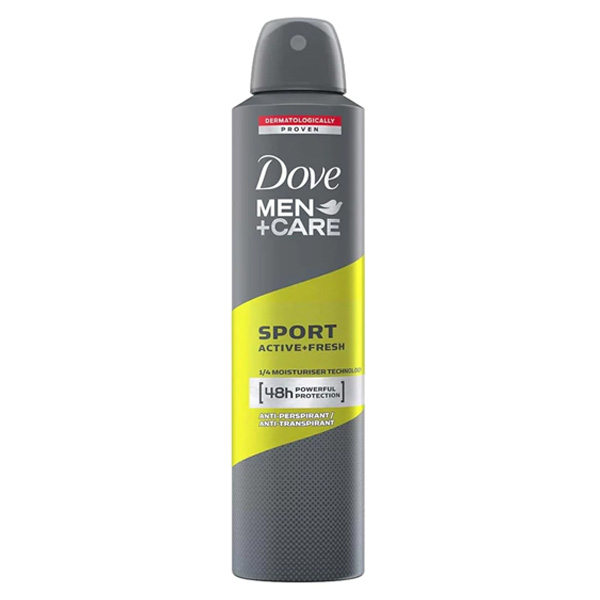 اسپری ضد تعریق مردانه داو مدل SPORT ACTIVE+FRESH حجم 250ml