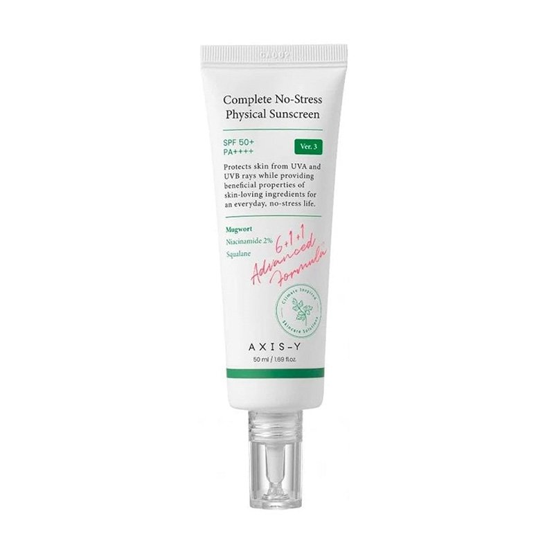 ضد آفتاب فیزیکی اکسیس وای Axis-Y حاوی نیاسینامید مدل no stress حجم 50ml