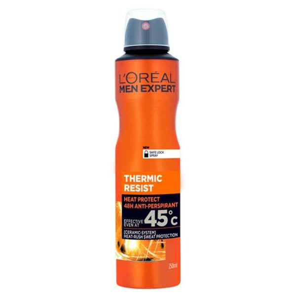 اسپری ضد تعریق مردانه لورال مدل THERMIC RESIST حجم 250ml