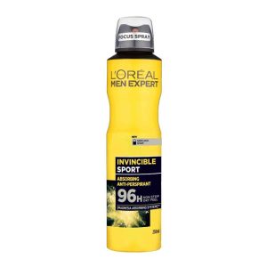 اسپری ضد تعریق مردانه لورال مدل INVINCIBLE SPORT حجم 250 میل