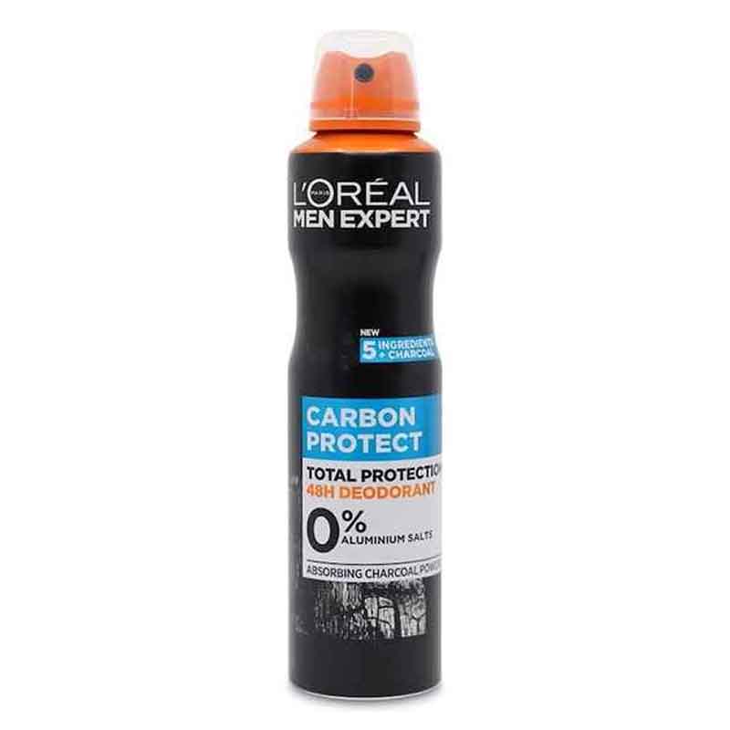 اسپری ضد تعریق مردانه لورال سری Men Expert مدل Carbon Protect حجم 250ml