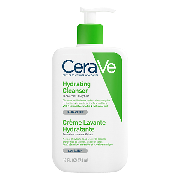 ژل شوینده صورت پوست نرمال تا خشک سراوی Cerave Hydrating Cleanser 473 Ml