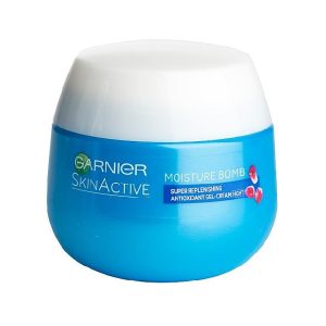 ژل کرم آبرسان شب آنتی اکسیدان گارنیر Garnier Moisture Bomb Night 50ml