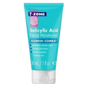 آبرسان حاوی سالیسیلیک اسید تی زون T-zone Skincare Salicylic Facial Moisturiser 30Ml