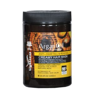 ماسک مو آرگان بدون سولفات لایتنس Lightness Hair Mask Argan Oil