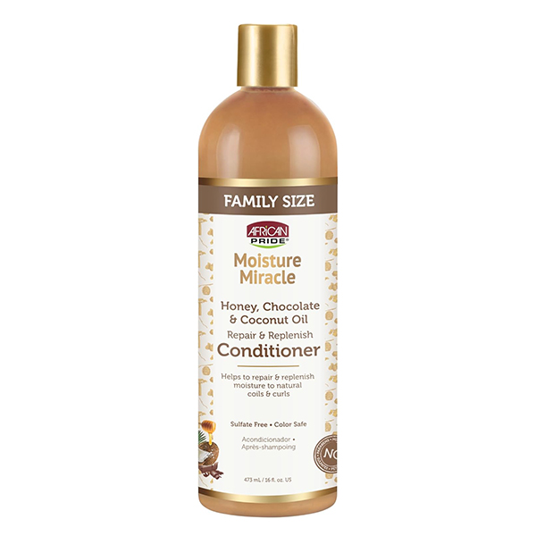 نرم کننده مو عسل و شکلات و روغن نارگیل افریکن پراید African Repair Replenish Conditioner 473Ml