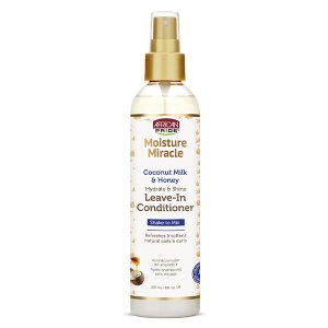اسپری مو آبرسان شیر نارگیل و عسل افریکن پراید African Coconut Milk Honey Leave In Conditioner 237Ml