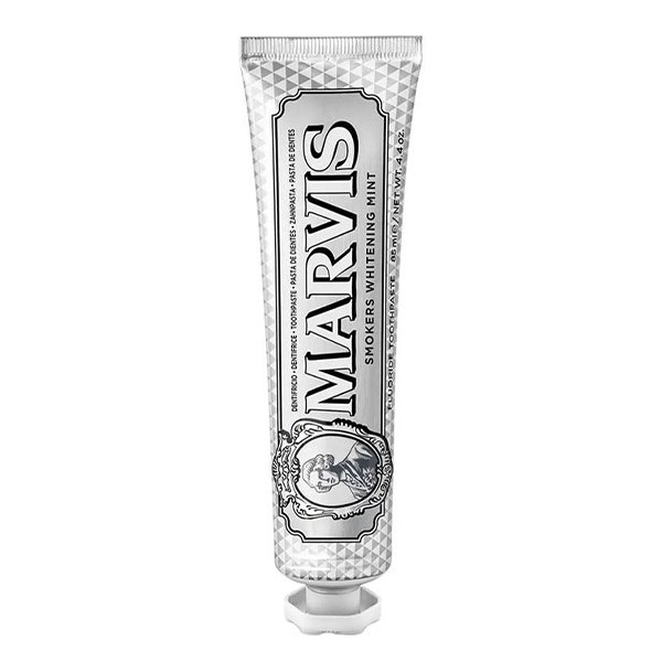 خمیر دندان سفید کننده مخصوص افراد سیگاری مارویس Marvis Smokers Whitening Mint 85Ml