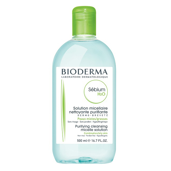 میسلار سبیوم پوست چرب بایودرما Bioderma Sebium H2O Cleansing Solution 500Ml