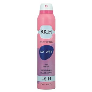 اسپری خوشبو کننده زنانه مای وی ریچ Rich my wey Body Spray 200Ml