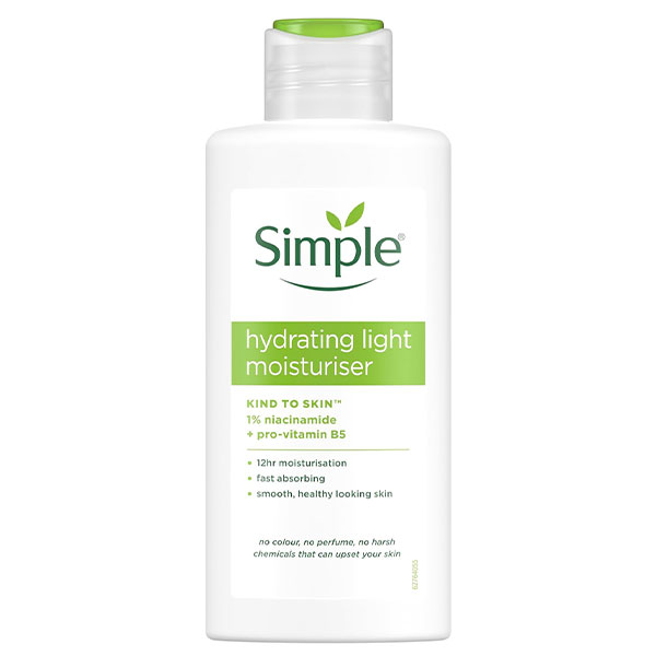 کرم آبرسان و مرطوب کننده لایت سیمپل Simple Light Hydrating Moisturiser 125Ml