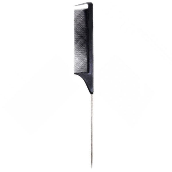 شانه دم باریک دم فلزی قلاب دار شی رز Shrose HairProfessional 301