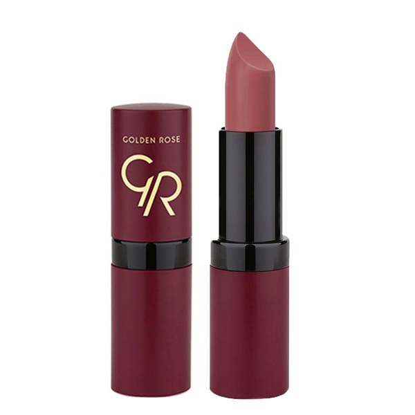 رژلب مات مخملی گلدن رز Golden Rose Velvet Matte Lipstick