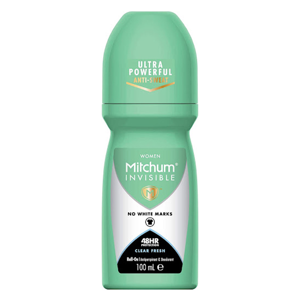 مام رول زنانه کلیر فرش میچام Mitchum Clear Fresh Roll On Deodorant 100Ml