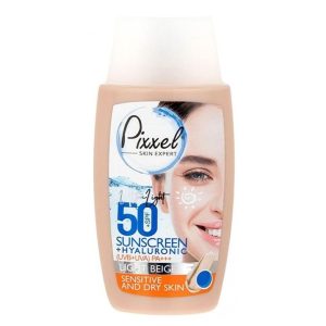 ضد آفتاب رنگی پوست خشک و حساس پیکسل Pixxel Sensitive And Dry Skin Spf 50