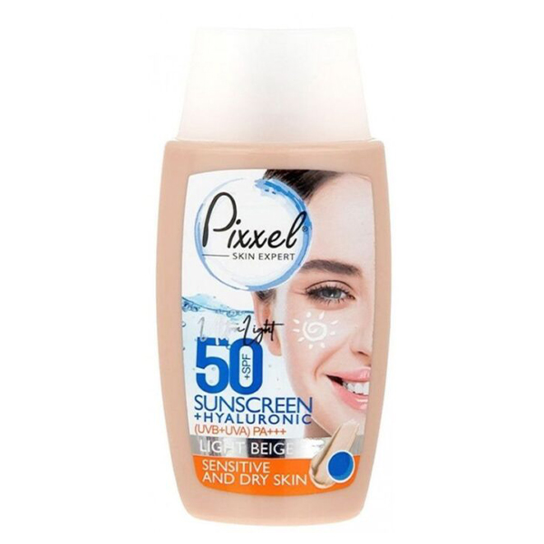 ضد آفتاب رنگی پوست خشک و حساس پیکسل Pixxel Sensitive And Dry Skin Spf 50