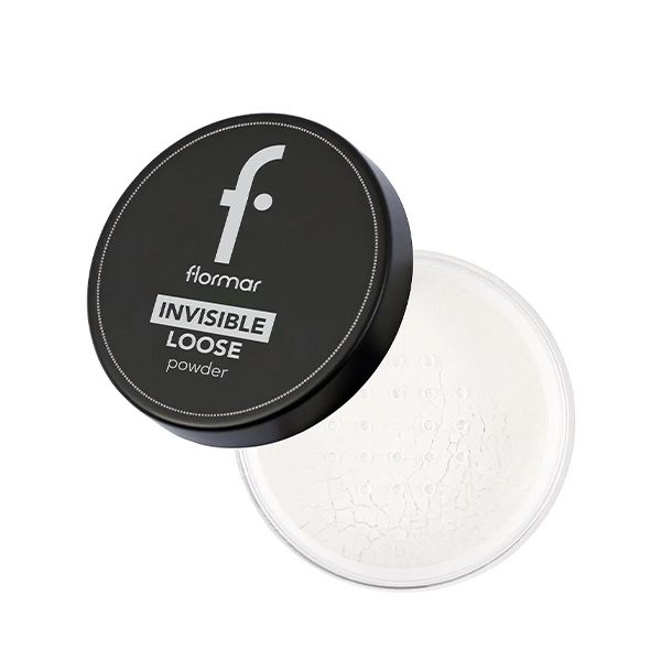 پودر فیکس بی رنگ بیک فلورمار Flormar Invisible Loose Powder 18g