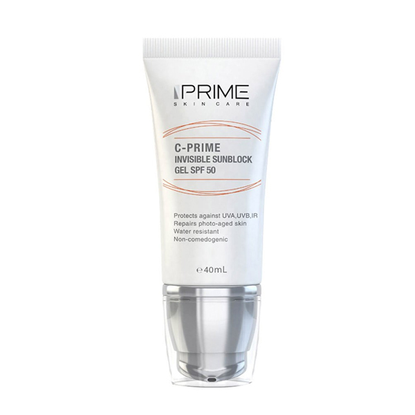 ژل ضد آفتاب بیرنگ حاوی ویتامین سی پریم Prime Premium Sunblock Gel Spf 50