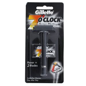 دستگاه خود تراش مردانه ژیلت Gillette Gillette 7 O clock Super 2 Blade