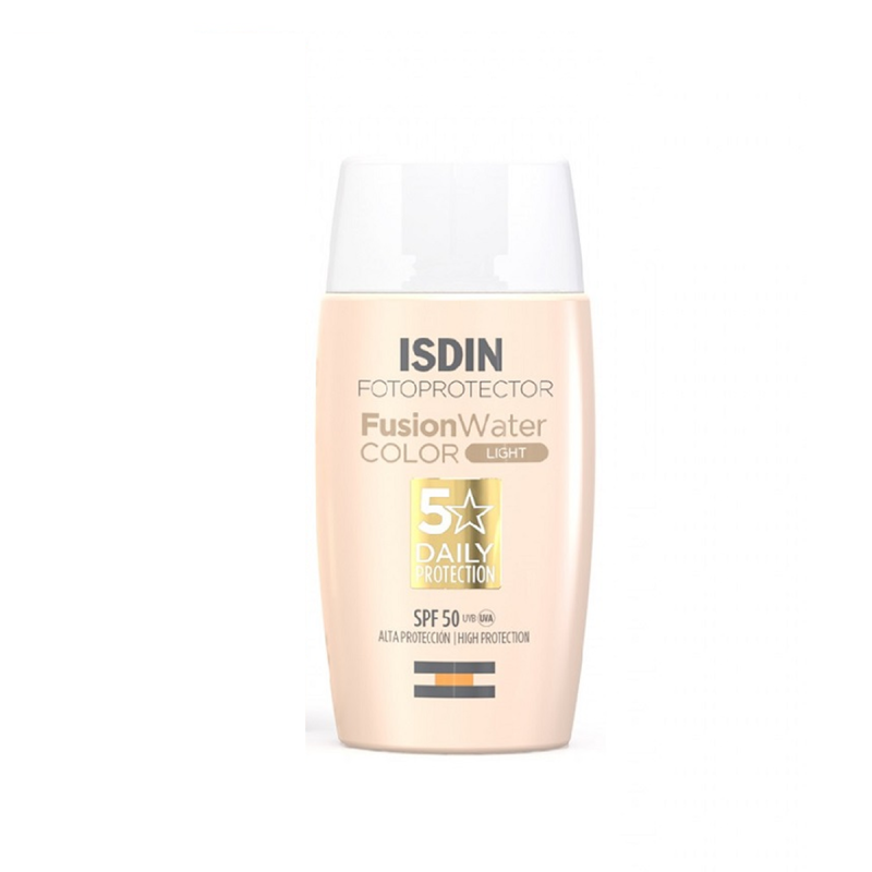 ضد آفتاب SPF50 فیوژن واتر رنگی ایزدین رنگ Light حجم 50ml