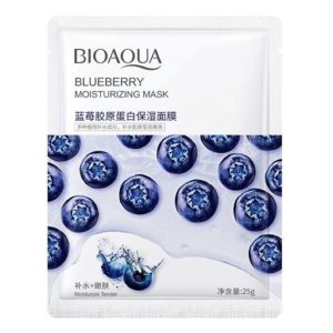 ماسک ورقه ای بلوبری بیوآکوا Bioaqua Blueberry Moisturing Facial Mask