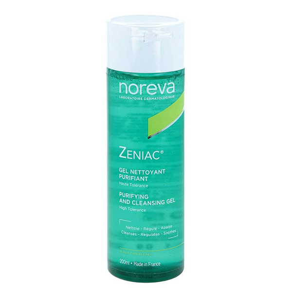ژل شوینده صورت و بدن زنیاک نوروا Noreva Zeniac Purifying Cleansing Gel 200Ml