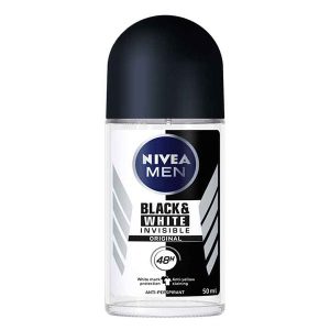 مام رول مردانه اورجینال نیوا Nivea Black White Invisible Original For Men Deodorant