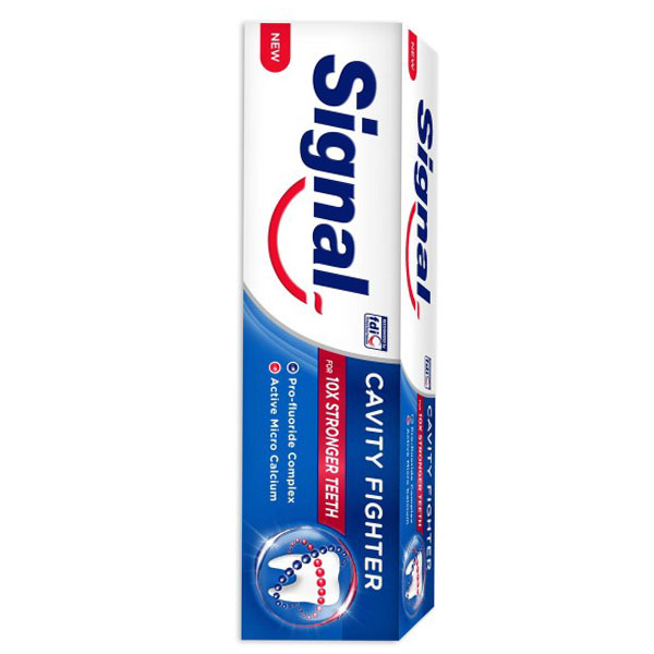 خمیر دندان ضد پوسیدگی سیگنال Signal Cavity Fighter 10X stronger 75G