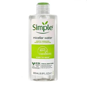 میسلار واتر آبرسان سیمپل Simple Micellar Water Gently Remove 200Ml