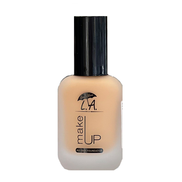 کرمپودر آبرسان انواع پوست ال ای L.a Make Up All Day Foundation 40g